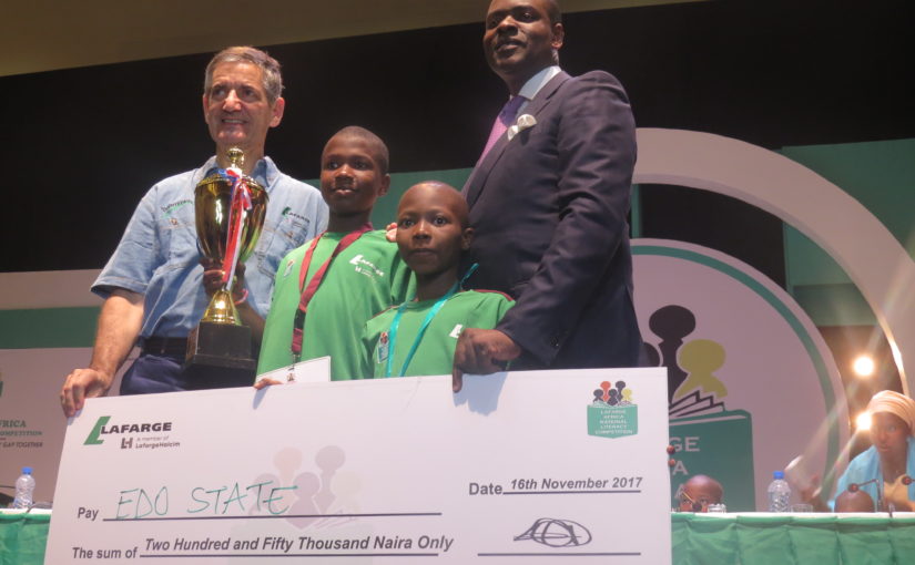 4th Lafarge Africa National Literacy Competition – Ovie Brume Foundation