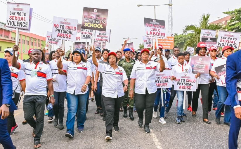 Lagos State Holds Walk Against Child Abuse Menace